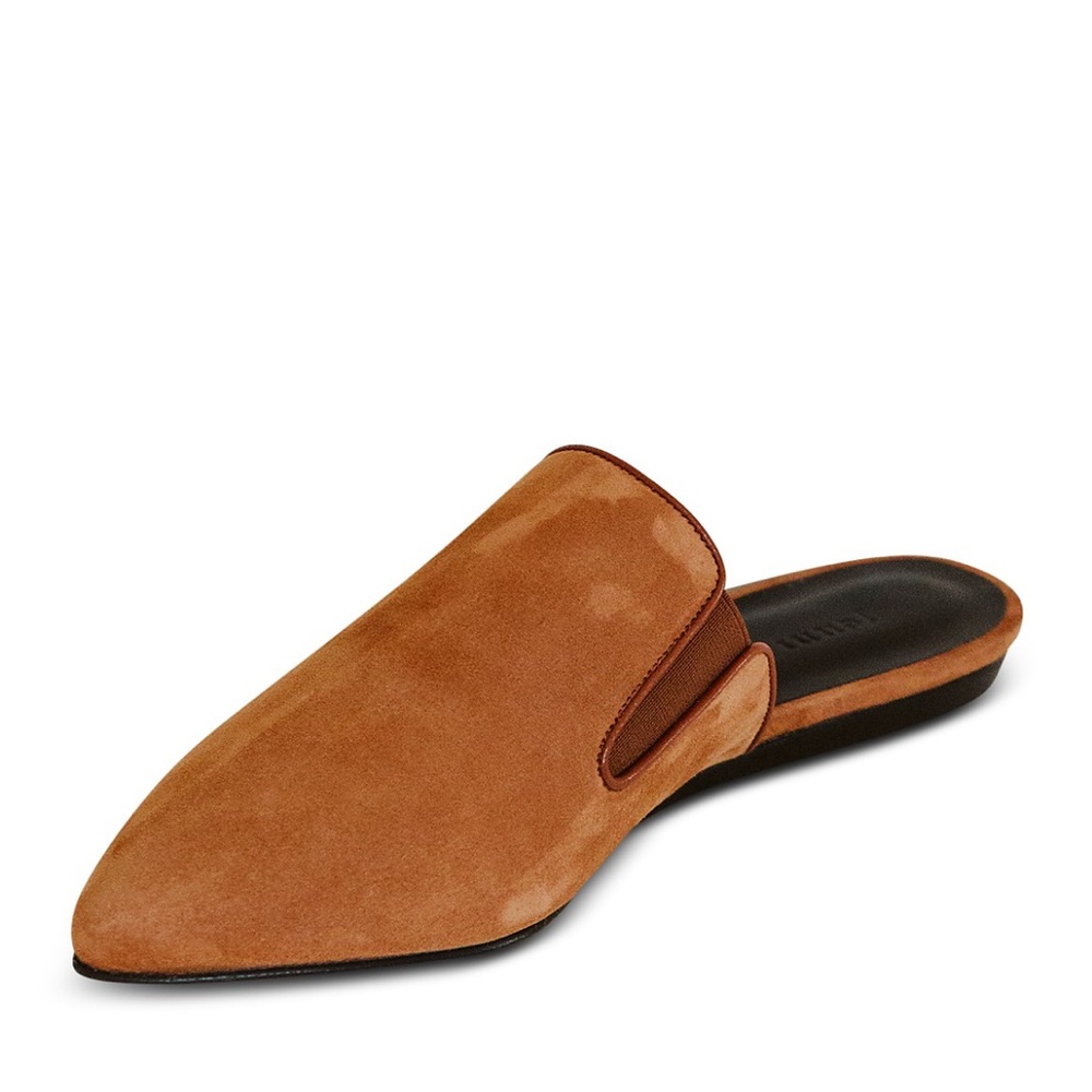 Jenni Kayne Women's Tan Suede Mules